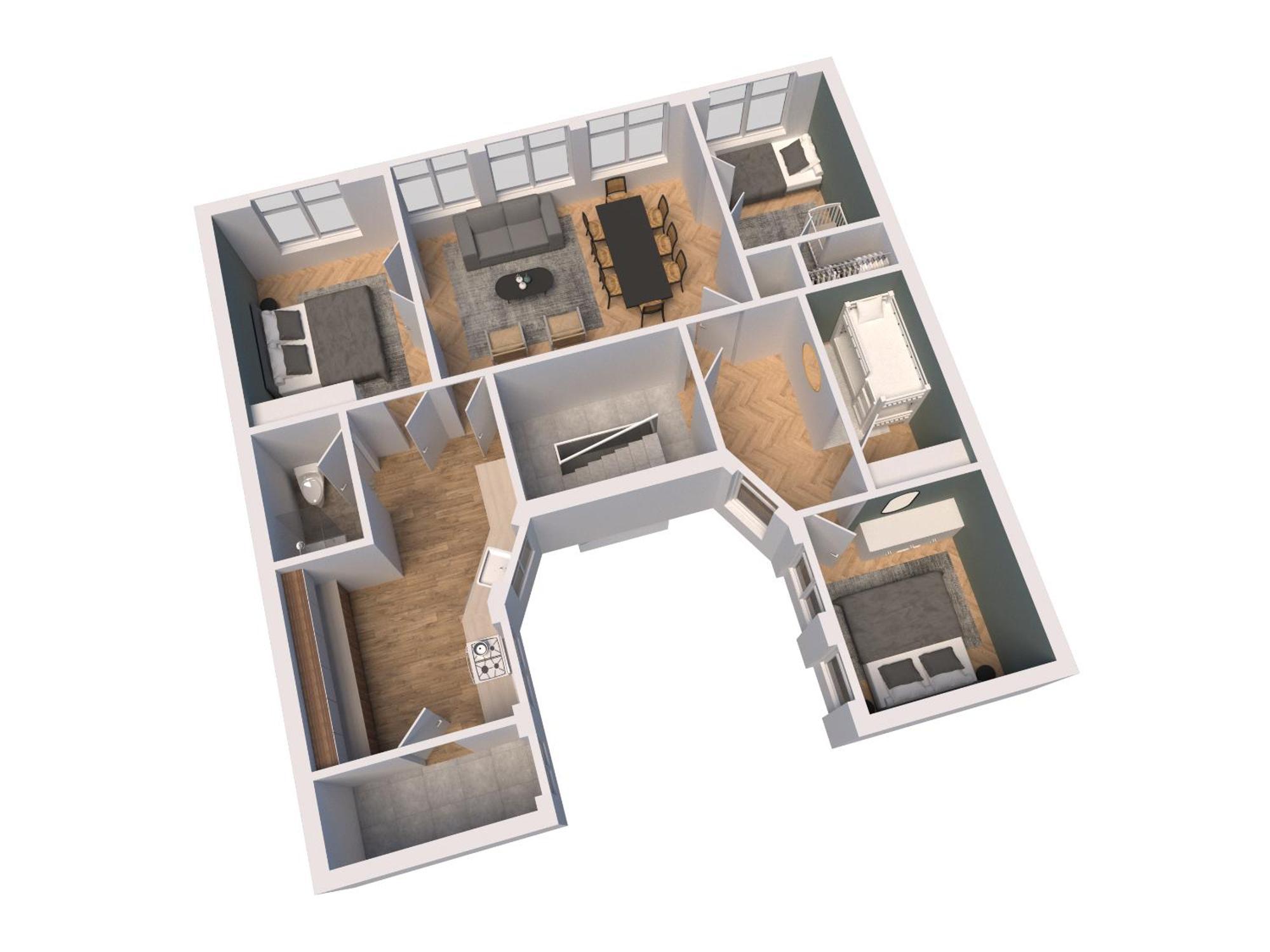 Large Apartment With Canal View In Central Cph City Köpenhamn Exteriör bild