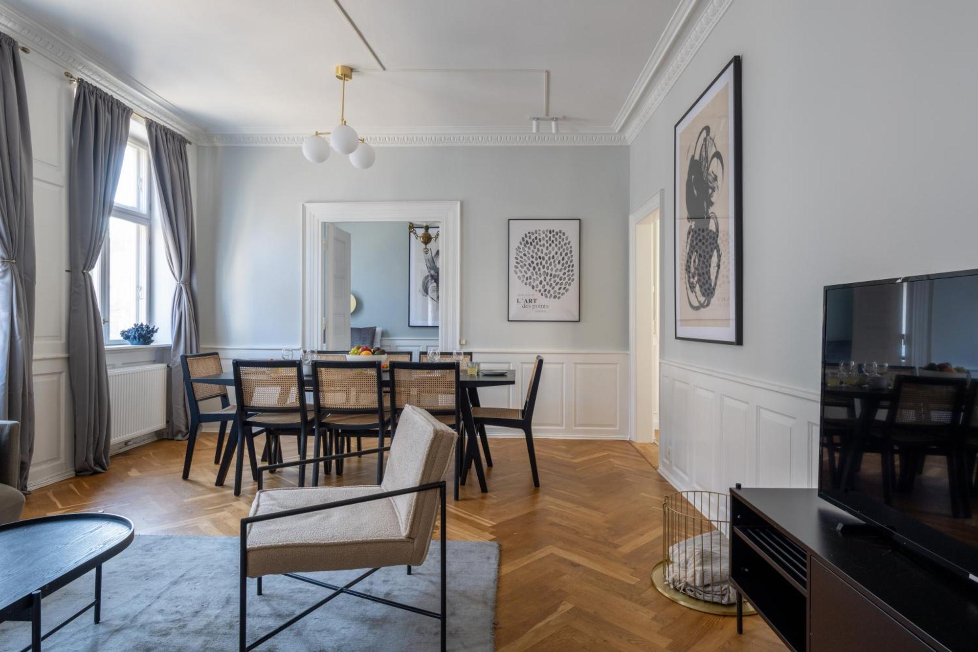 Large Apartment With Canal View In Central Cph City Köpenhamn Exteriör bild